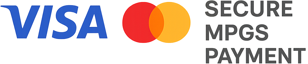 Secure MPGS payment: VISA/MASTER